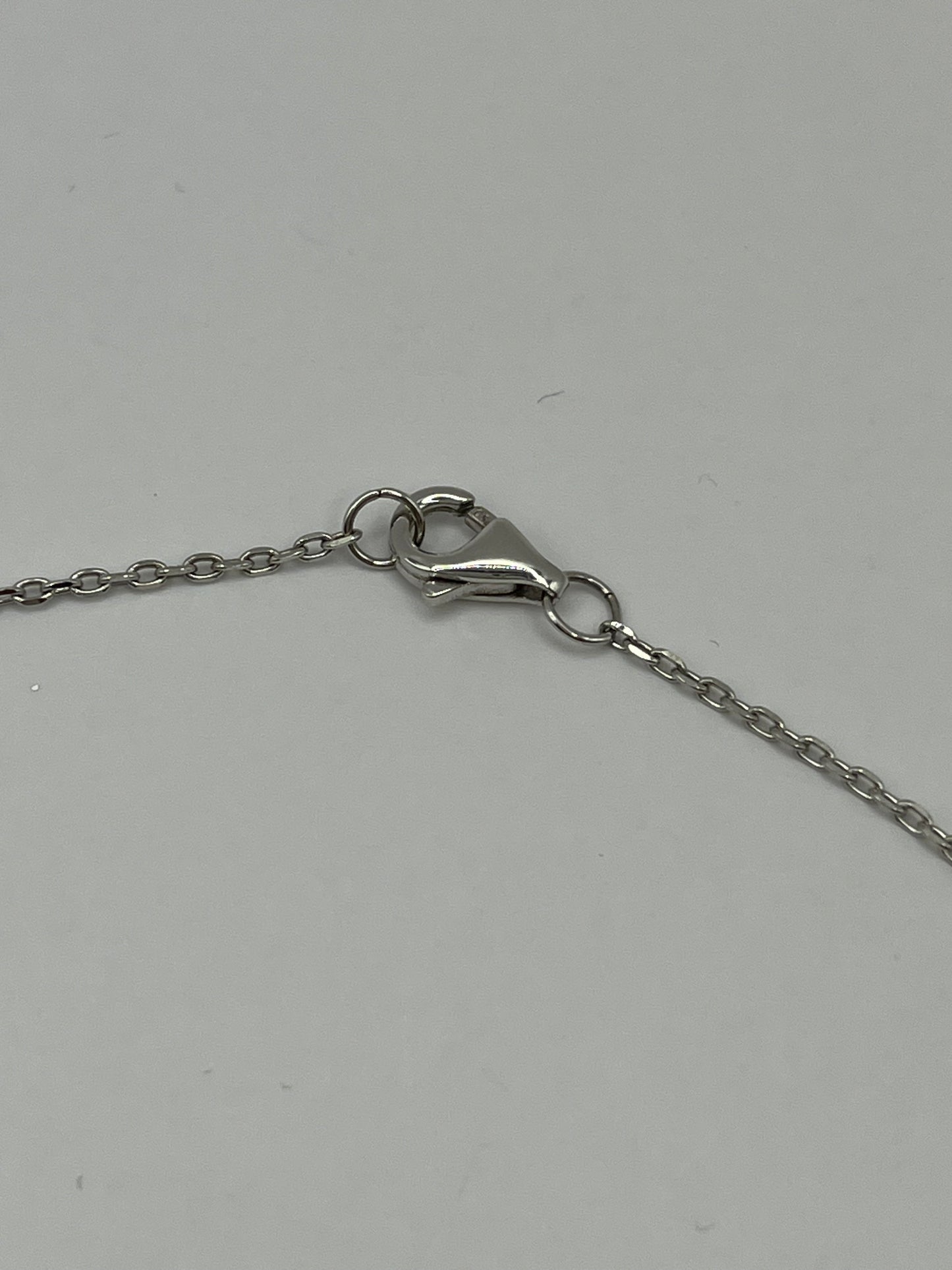 Diamond & Gold Ovate Filigree Pendant Necklace