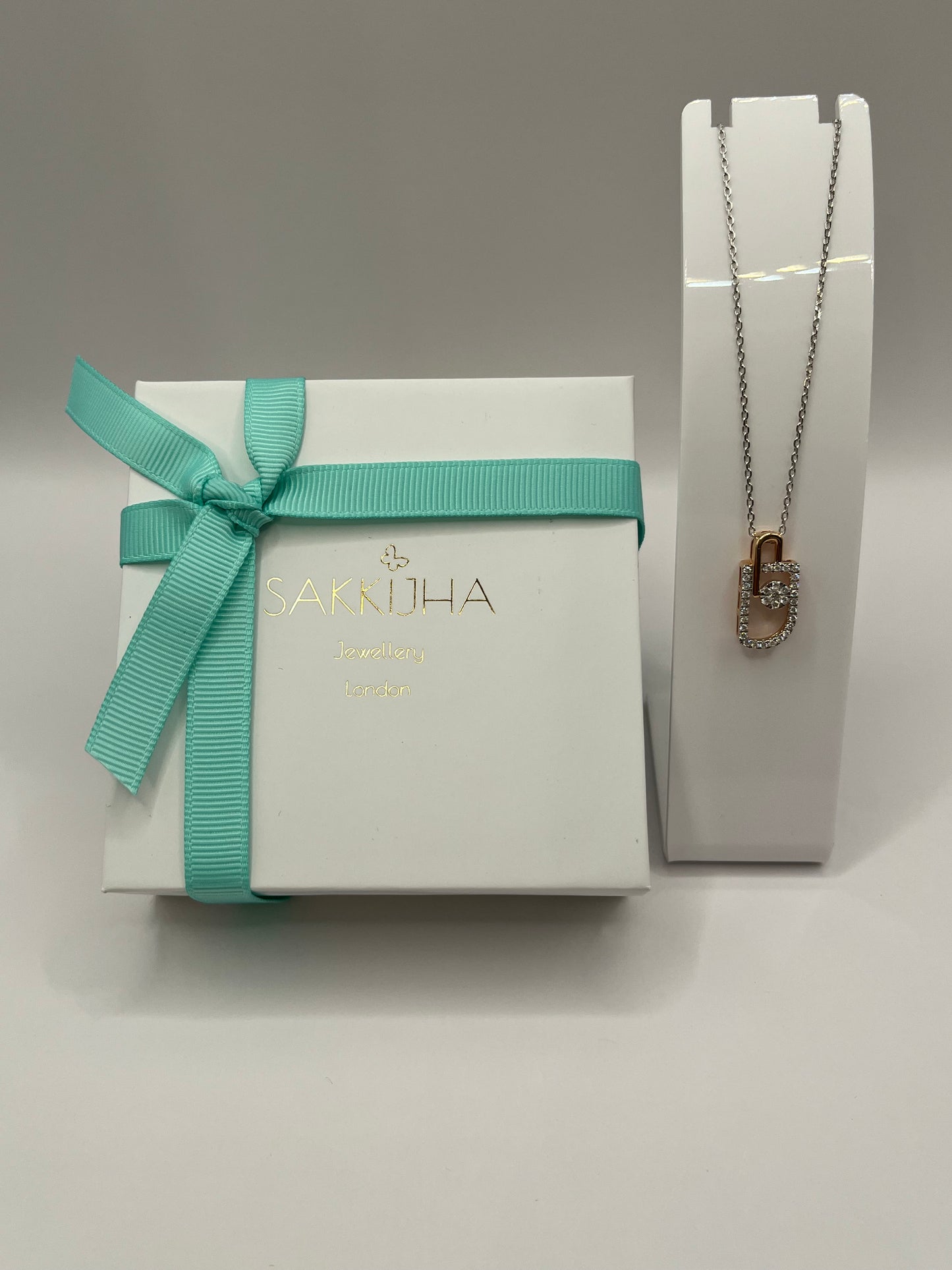 Diamond Pave Lock Pendant Necklace
